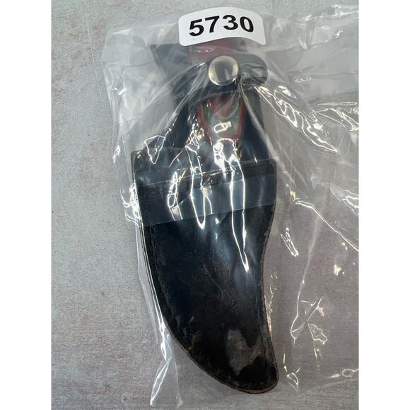 Pakistan Short Blade/ Plain Edge/ Multi Colored Wood Handle/ Self-Defense - Picture 12 of 12